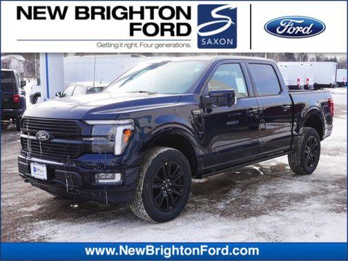 Antimatter Blue Metallic 2025 Ford F-150 Platinum