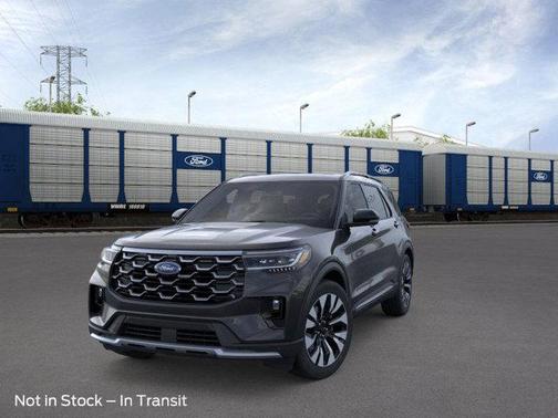 Agate Black Metallic 2026 Ford Explorer Platinum