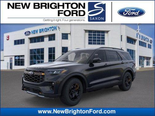 Agate Black Metallic 2026 Ford Explorer Tremor