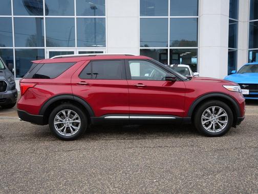Red Metallic 2023 Ford Explorer Limited