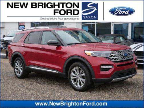 Red Metallic 2023 Ford Explorer Limited