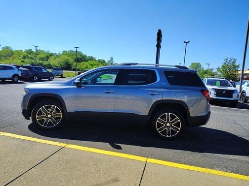 Satin Steel Metallic 2021 GMC Acadia AWD SLT