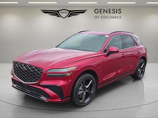 Red 2026 Genesis GV70 3.5T Sport Prestige