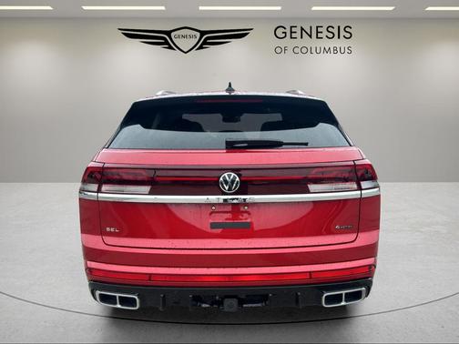 Aurora Red Metallic 2024 Volkswagen Atlas Cross Sport 2.0T SEL Premium R-Line