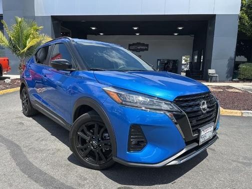 Electric Blue Metallic 2023 Nissan Kicks SR