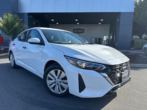 Cloud White 2025 Nissan Sentra S