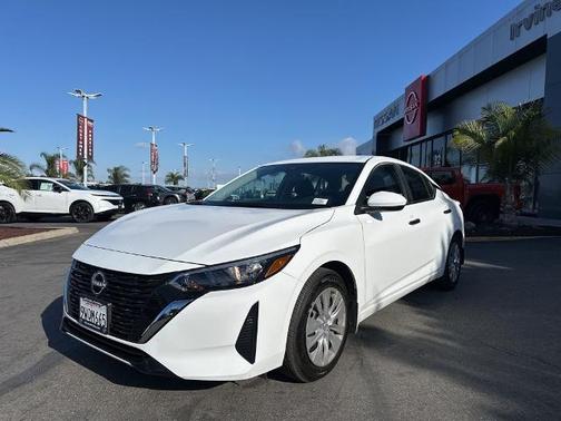 Cloud White 2025 Nissan Sentra S