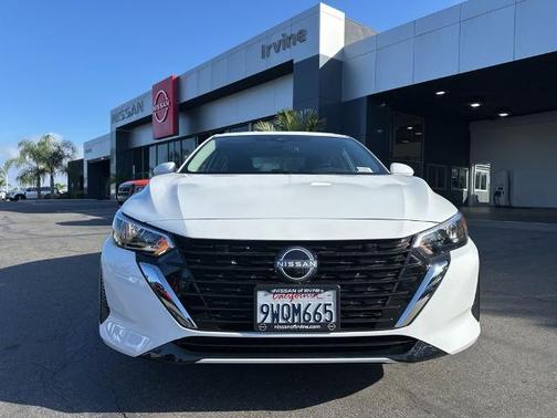 Cloud White 2025 Nissan Sentra S