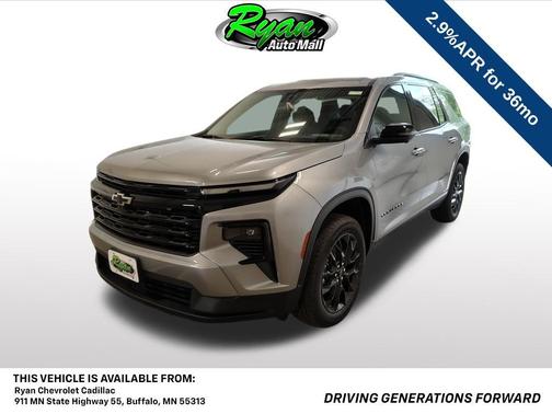 Sterling Gray Metallic 2026 Chevrolet Traverse LT