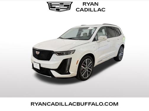 Crystal White Tricoat 2025 Cadillac XT6 Sport AWD