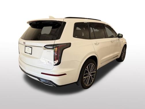 Crystal White Tricoat 2025 Cadillac XT6 Sport AWD