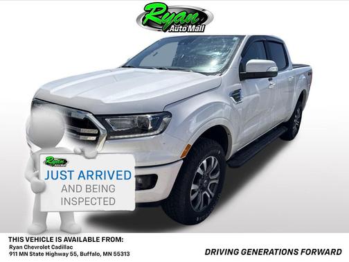 White Platinum Tri-Coat 2019 Ford Ranger LARIAT