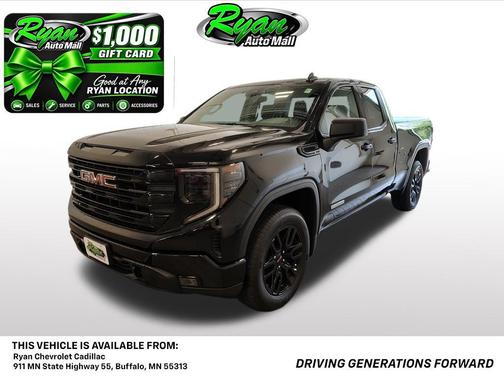 Onyx Black 2023 GMC Sierra 1500 Elevation