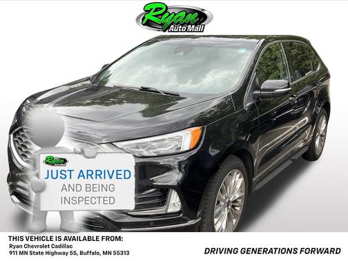 Agate Black 2020 Ford Edge Titanium