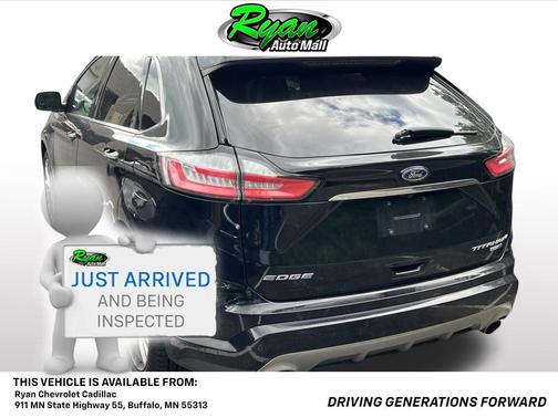 Agate Black 2020 Ford Edge Titanium