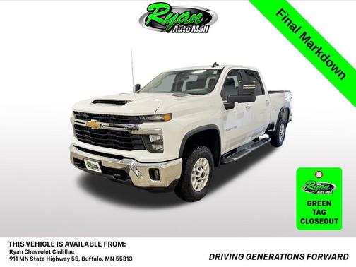 Summit White 2025 Chevrolet Silverado 2500 LT