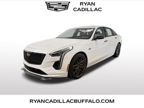 Crystal White Tricoat 2019 Cadillac CT6-V Blackwing