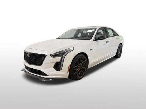 Crystal White Tricoat 2019 Cadillac CT6-V Blackwing
