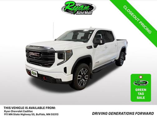 Summit White 2024 GMC Sierra 1500 AT4