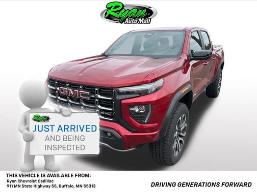 Volcanic Red Tintcoat 2024 GMC Canyon AT4