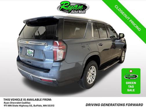 Shadow Gray Metallic 2021 Chevrolet Tahoe LT