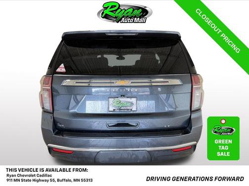 Shadow Gray Metallic 2021 Chevrolet Tahoe LT