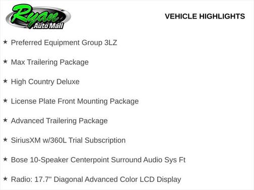 2025 Chevrolet Tahoe 4WD High Country