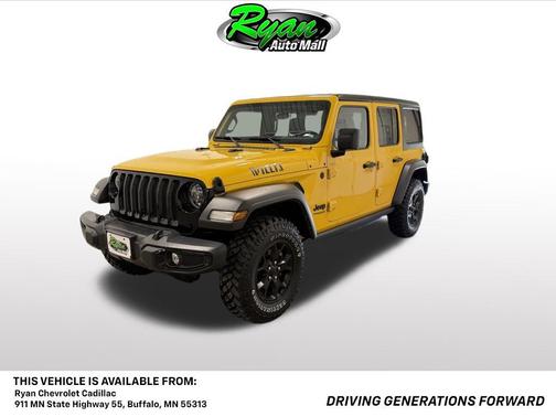 Baja Yellow Clearcoat 2021 Jeep Wrangler Willys