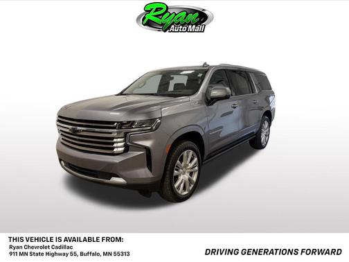 Satin Steel Metallic 2022 Chevrolet Suburban 4WD High Country