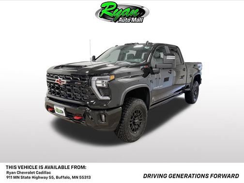 Black 2026 Chevrolet Silverado 2500 Crew Cab, Standard Bed, XR2, 4WD