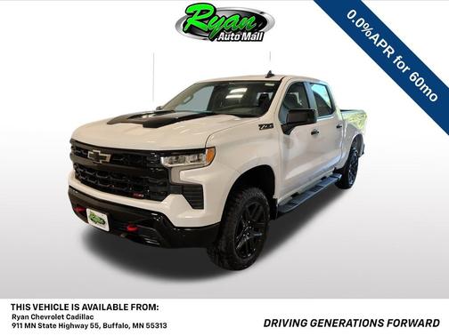 Summit White 2026 Chevrolet Silverado 1500 LT Trail Boss