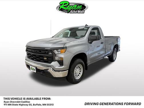 Sterling Gray Metallic 2026 Chevrolet Silverado 1500 Base