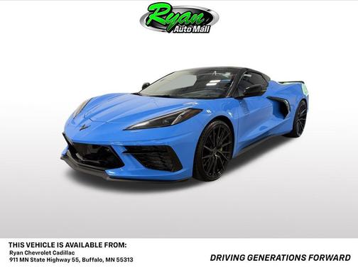 Rapid Blue 2021 Chevrolet Corvette Stingray w/3LT