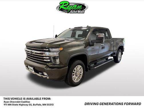 Greenstone Metallic 2022 Chevrolet Silverado 3500 High Country
