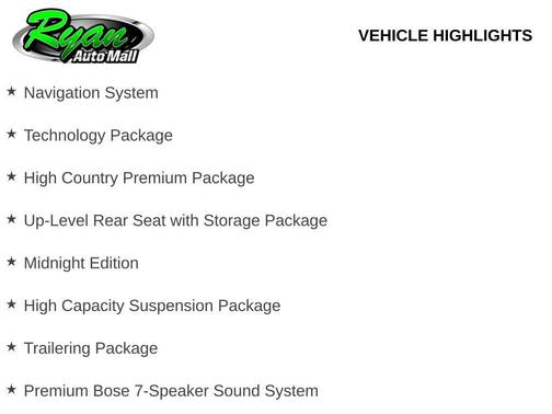 Black 2026 Chevrolet Silverado 1500 High Country