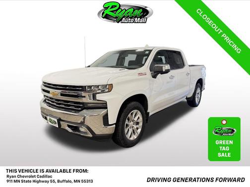 Summit White 2021 Chevrolet Silverado 1500 LTZ