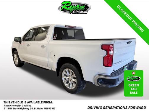 Summit White 2021 Chevrolet Silverado 1500 LTZ