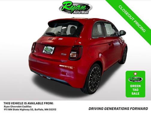 Red by (Red) 2024 FIAT 500e INSPI(RED) FWD