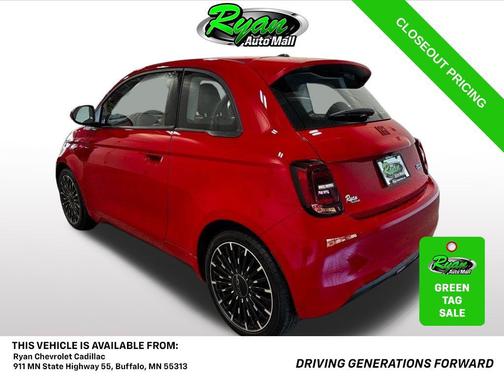 Red by (Red) 2024 FIAT 500e INSPI(RED) FWD