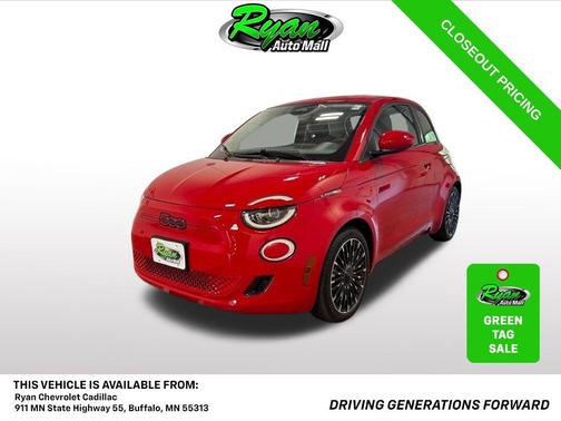 Red by (Red) 2024 FIAT 500e INSPI(RED) FWD