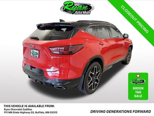 Red Hot 2023 Chevrolet Blazer RS