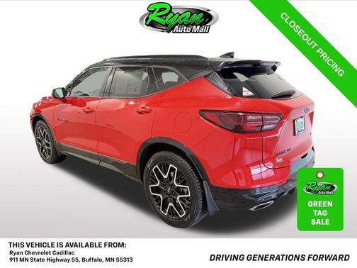 Red Hot 2023 Chevrolet Blazer RS