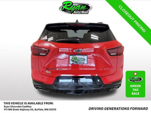 Red Hot 2023 Chevrolet Blazer RS