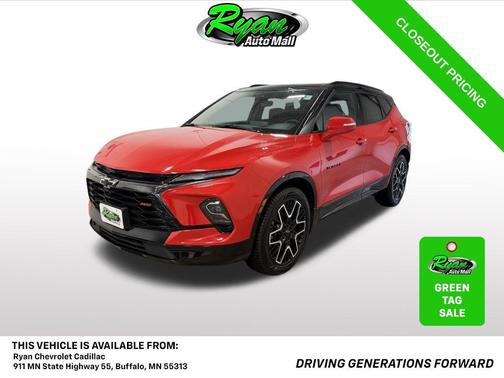 Red Hot 2023 Chevrolet Blazer RS