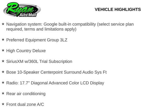 2026 Chevrolet Tahoe 4WD High Country