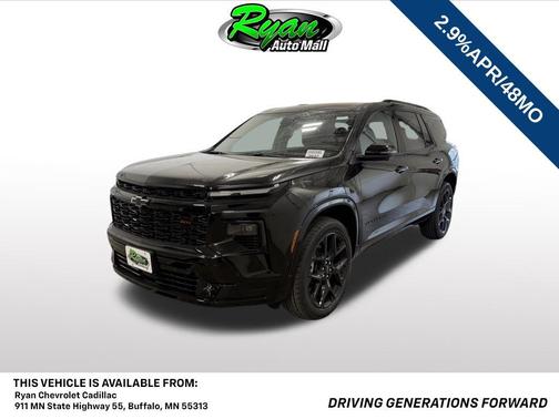 Mosaic Black Metallic 2026 Chevrolet Traverse RS