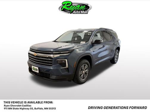 Lakeshore Blue Metallic 2026 Chevrolet Traverse LT