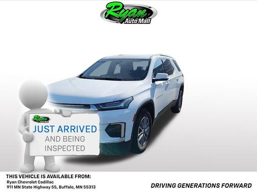Summit White 2023 Chevrolet Traverse LT Cloth