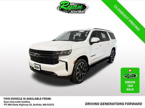 Iridescent Pearl Tricoat 2022 Chevrolet Suburban RST