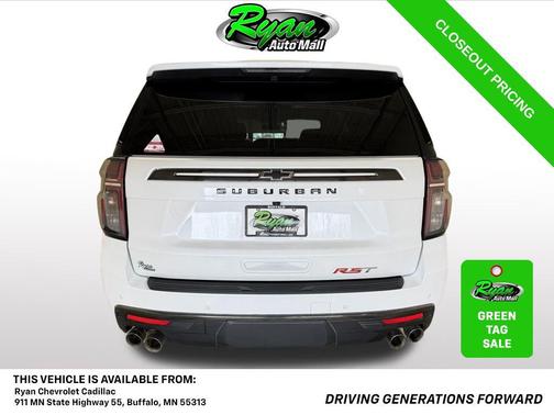Iridescent Pearl Tricoat 2022 Chevrolet Suburban RST